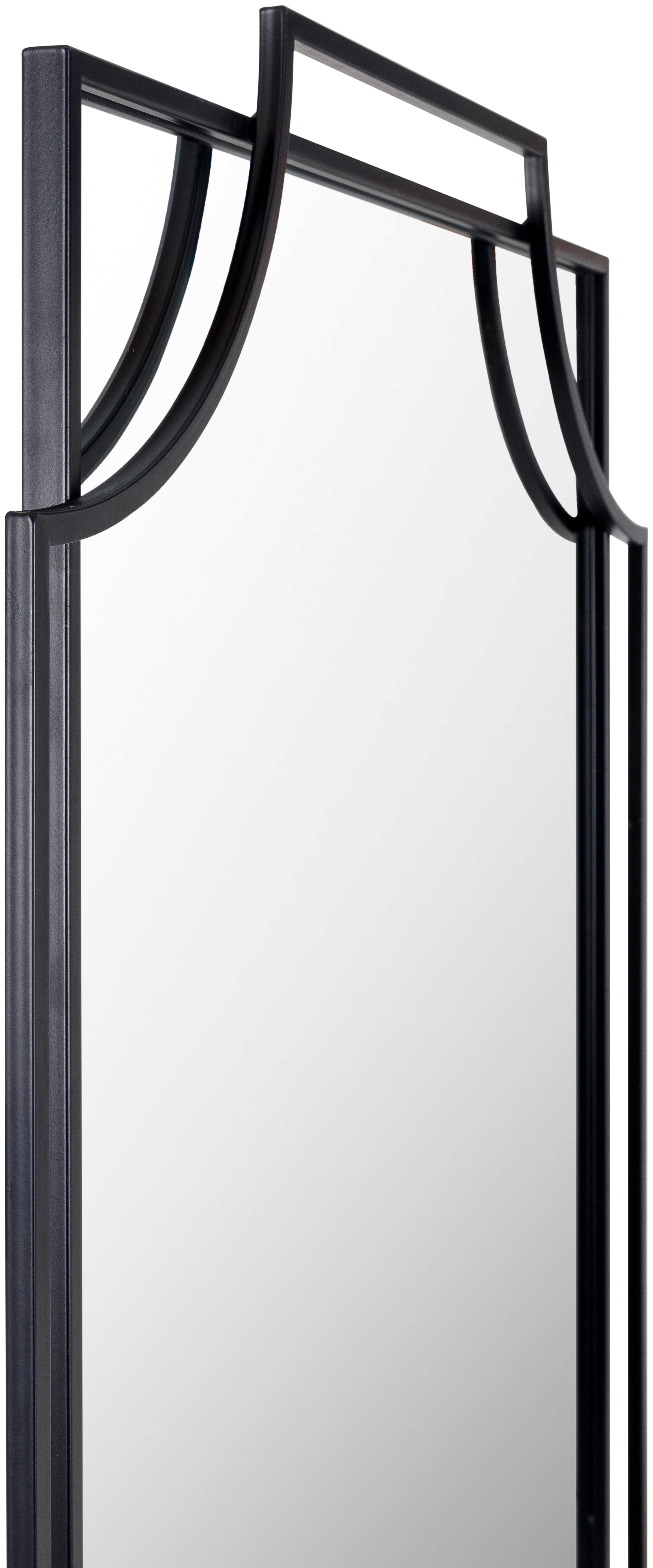 Livabliss Kassandra Black 30"H x 20"W x 1"D Accent Mirror - Image 1