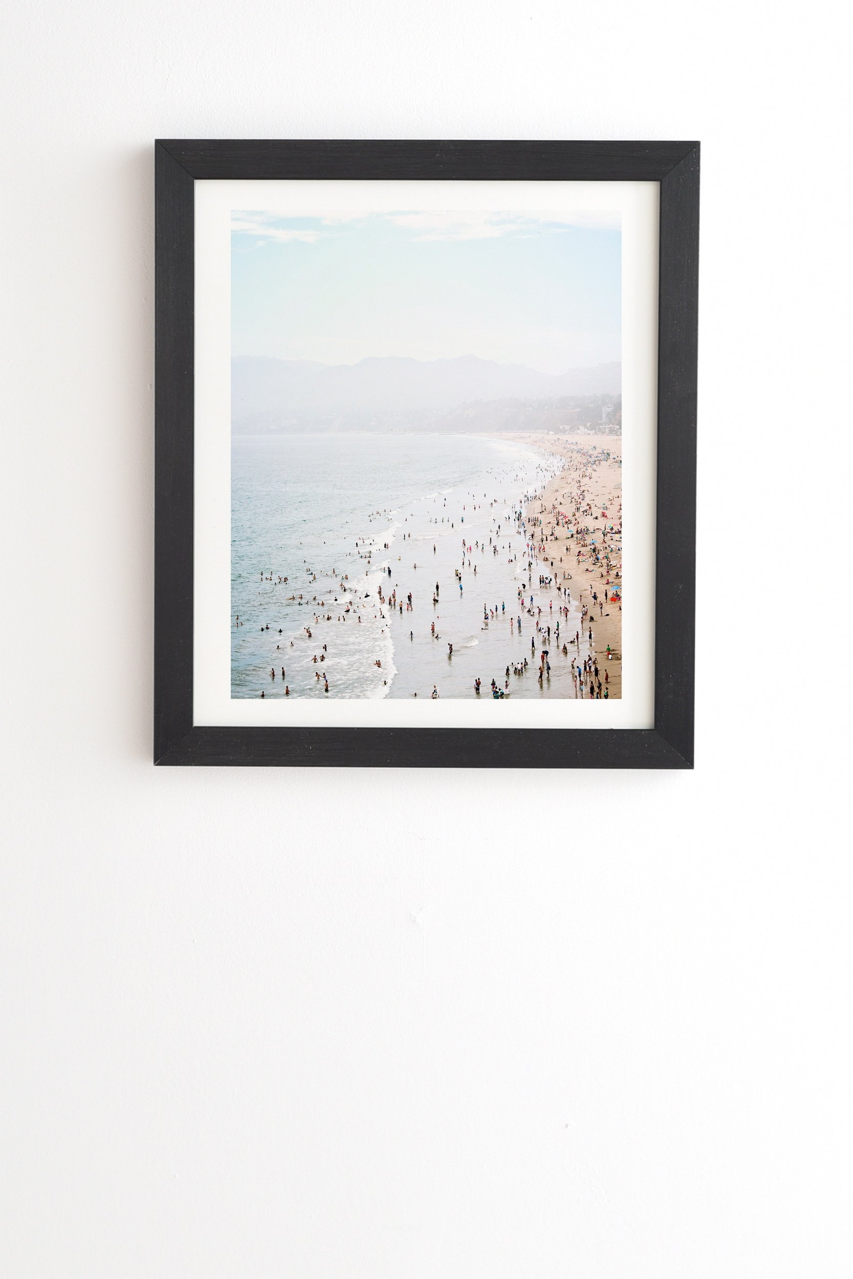 Bree Madden LA Summer Black Framed Wall Art - 14" x 16.5" - Image 0