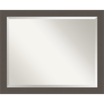 Brushed Pewter Bathroom Vanity Wall Mirror - Image 0