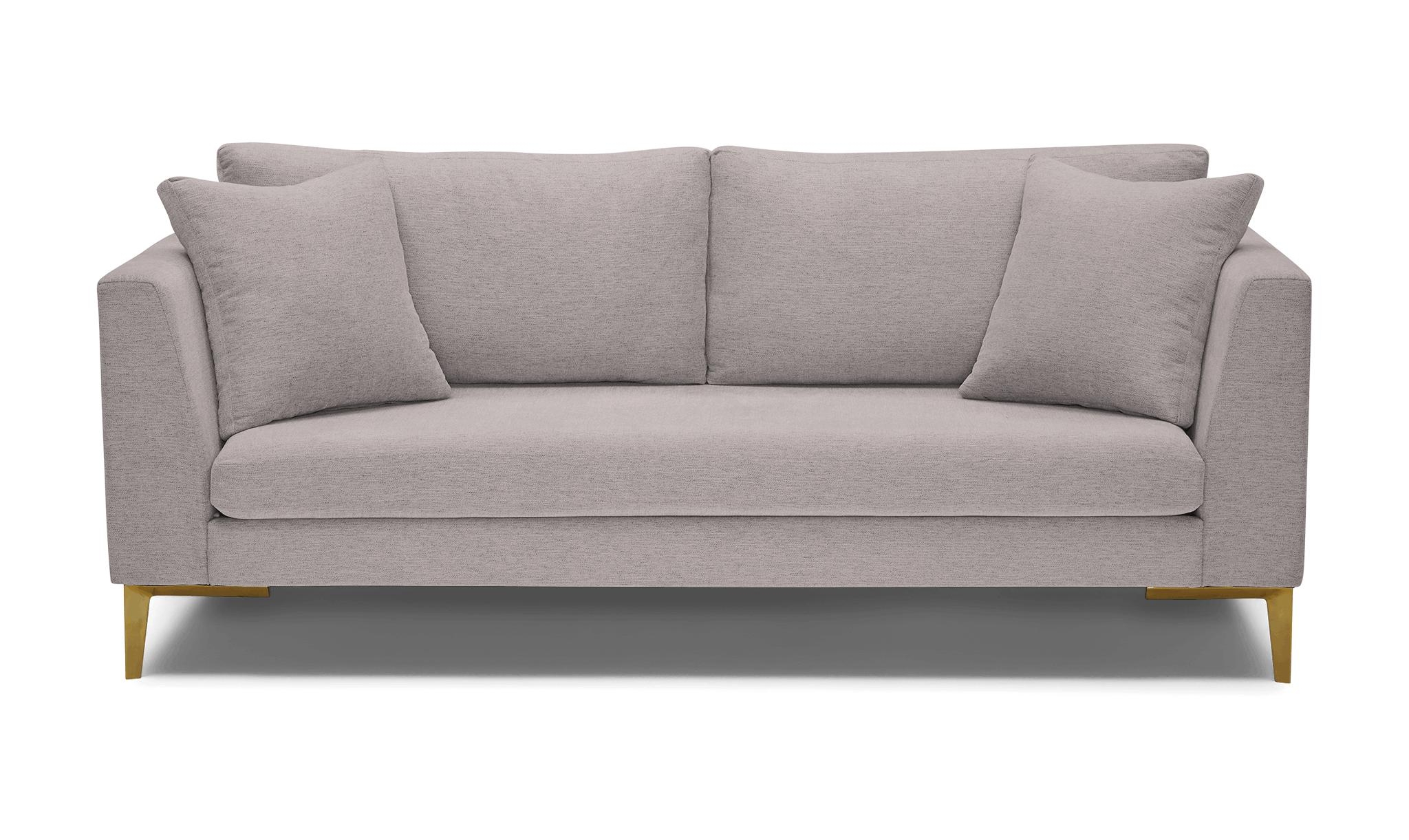 Purple Ainsley Mid Century Modern Sofa - Sunbrella Premier Wisteria - Image 0