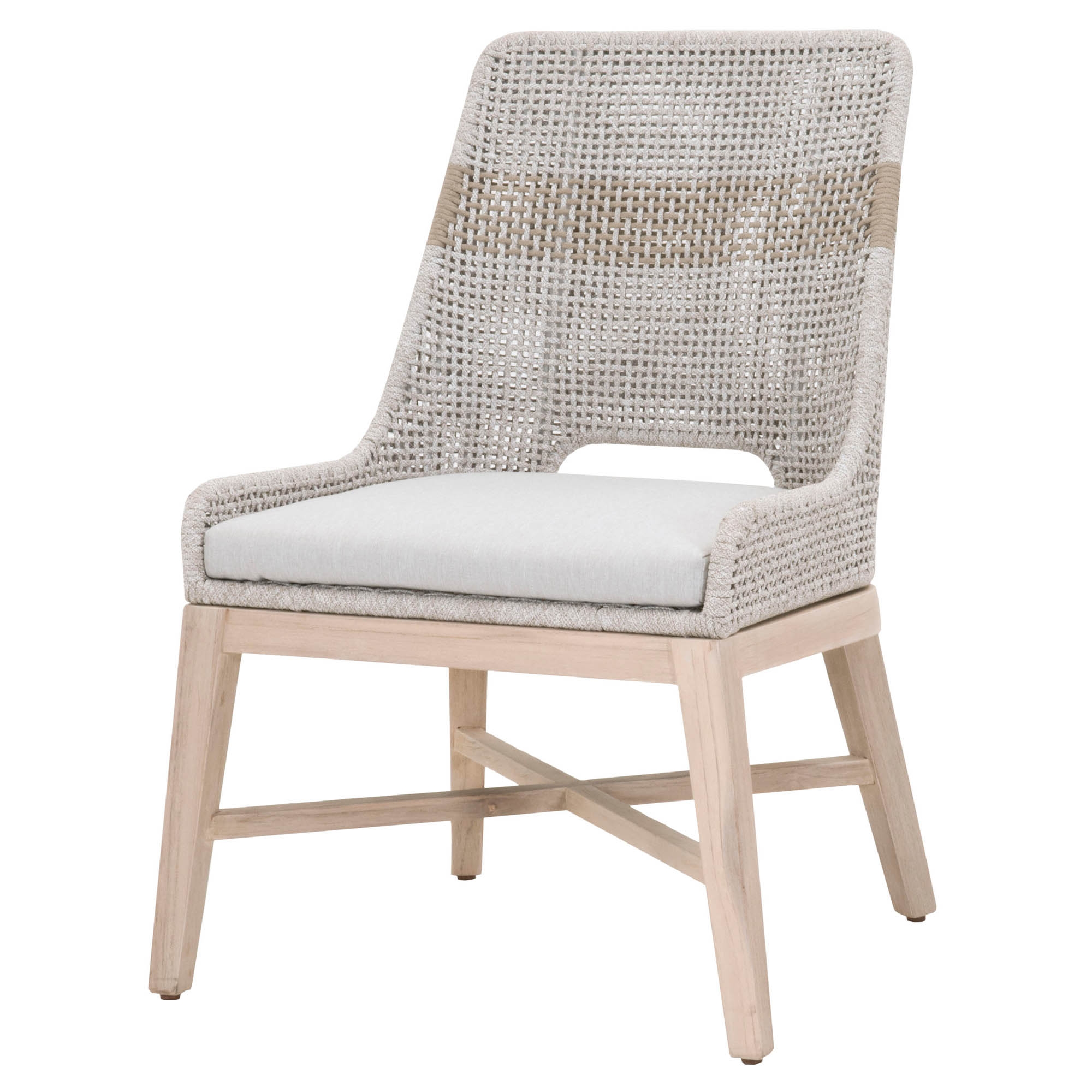 Tapestry Outdoor Dining Chair, Gray, Set of 2 - Image 1