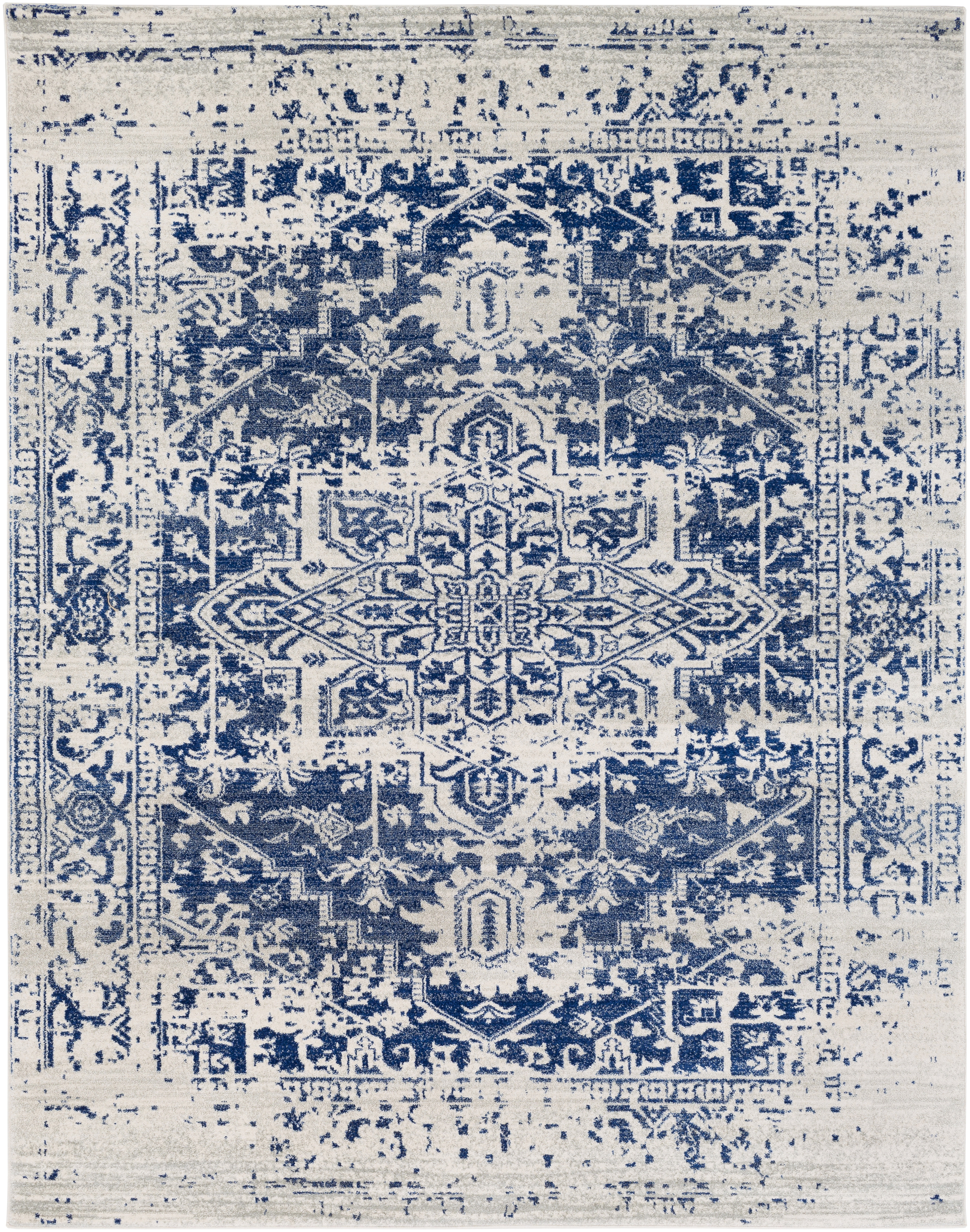 Harput Rug, Blue, 7'10" x 10'3" - Image 0