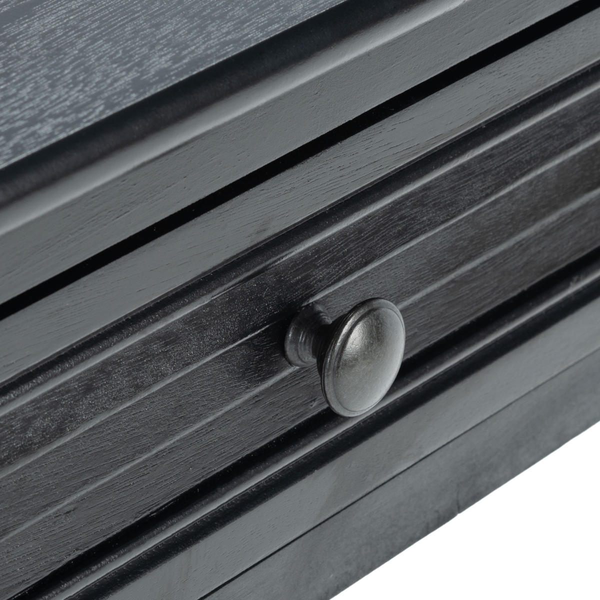 Tate 1 Drawer Accent Table - Black - Safavieh - Image 3