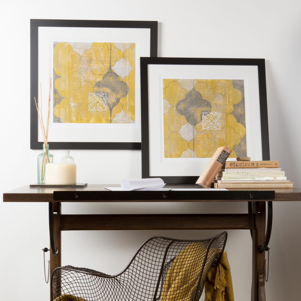 Surya Wall Decor LJ-4003 29"H x 28"W Framed Art - Image 1