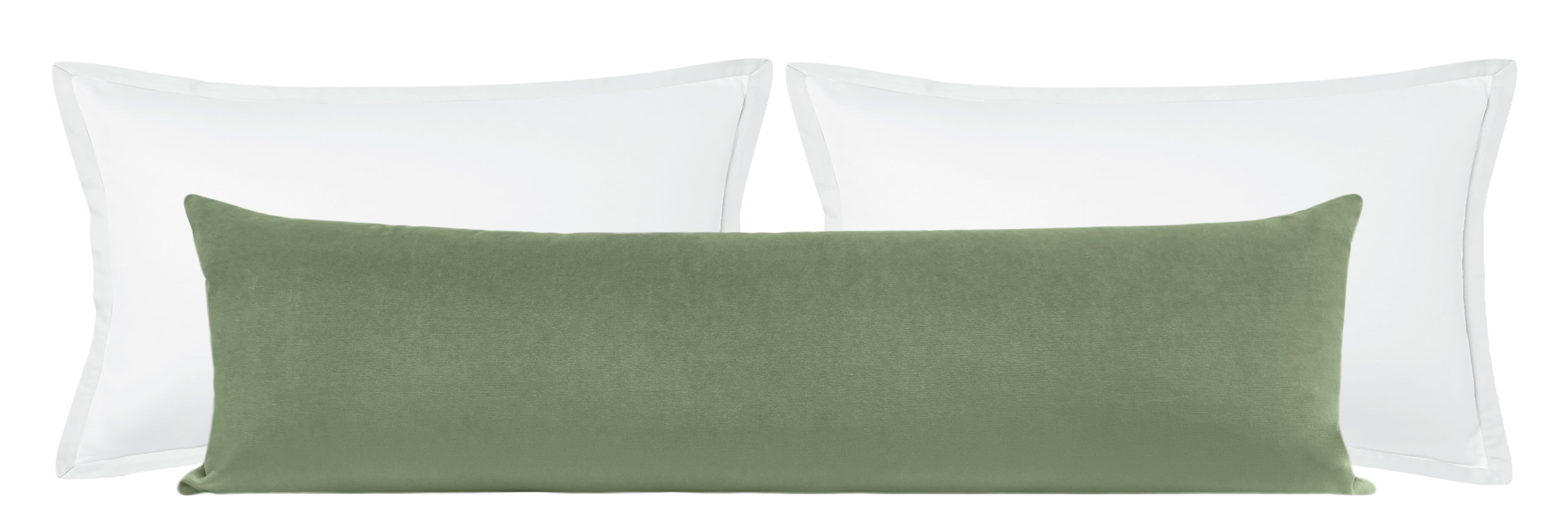 THE XL LUMBAR :: SOCIETY VELVET // EUCALYPTUS - 14" X 48" - Image 2