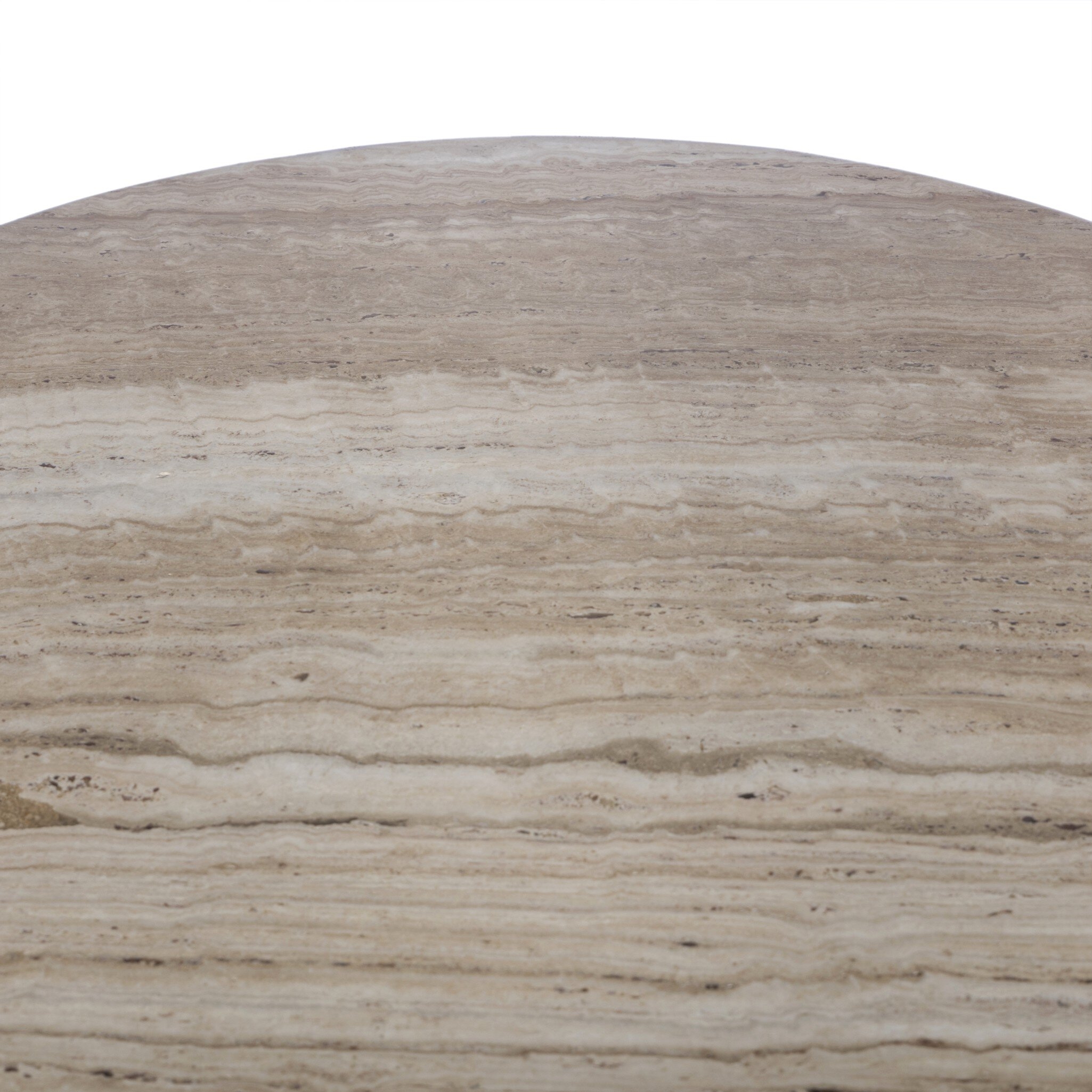 Figueroa Dining Table - Light Beige Travertine by Amber Lewis x Four Hands - Image 9