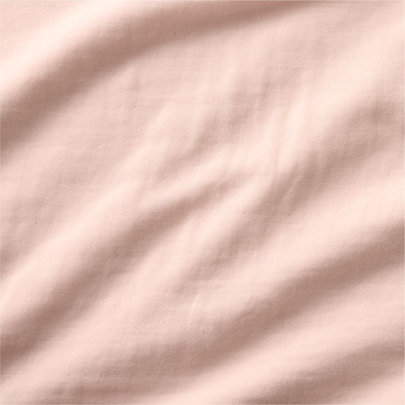 Supersoft Gauze Organic Cotton Pale Pink Standard Bed Pillow Sham - Image 3