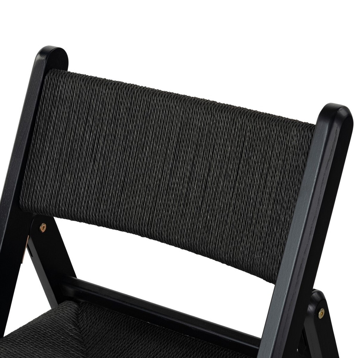 Shaylie Folding Dining Chair - Black - Image 1