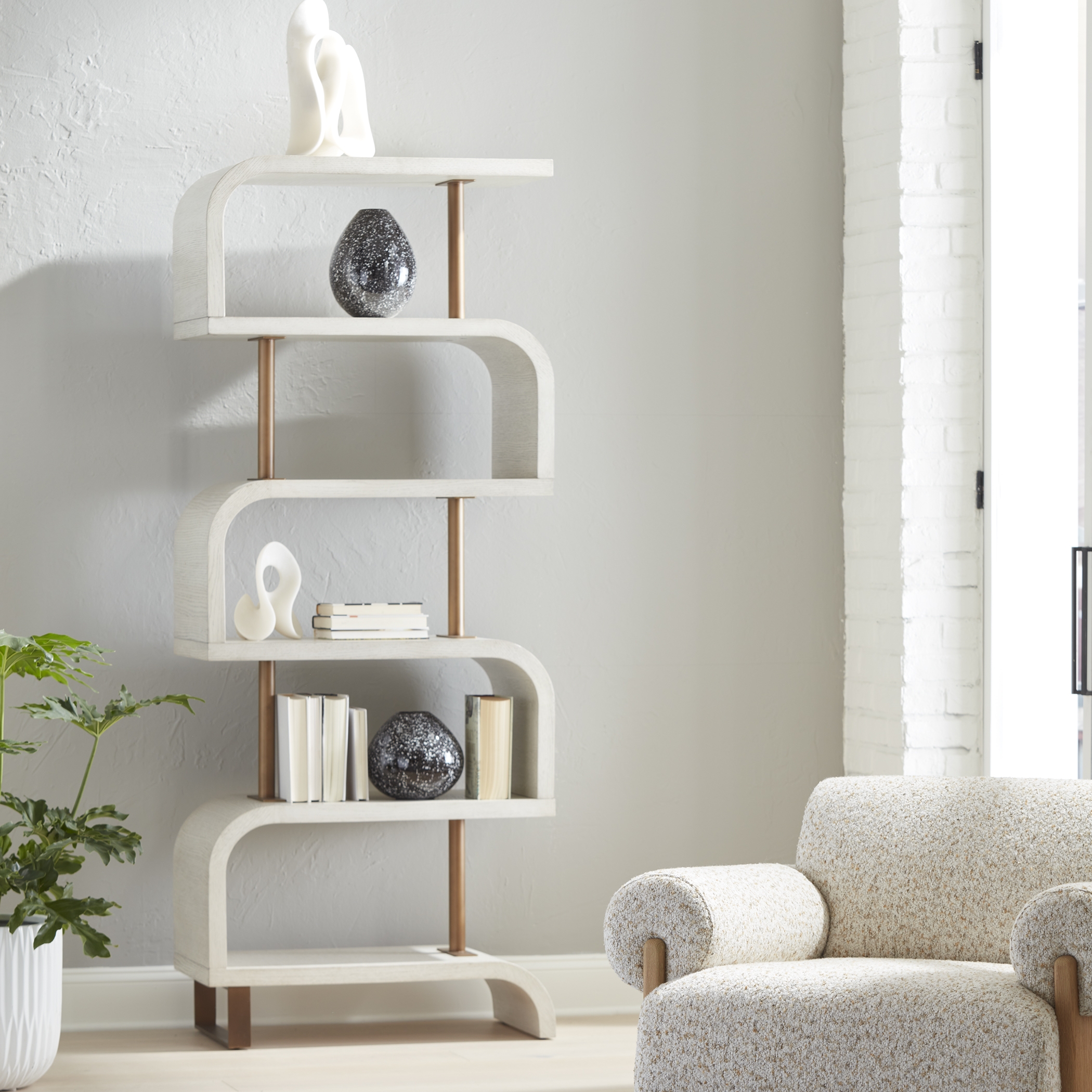 Bia White Etagere - Image 1