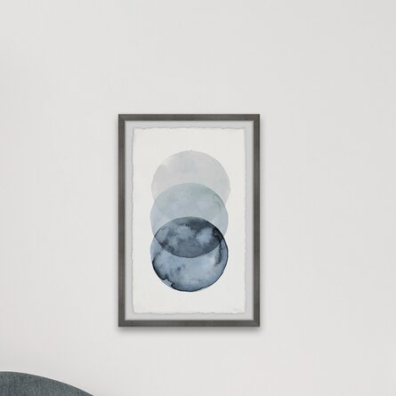 Circles Overlap by Parvez Taj, Picture Frame Print on Paper - Image 1