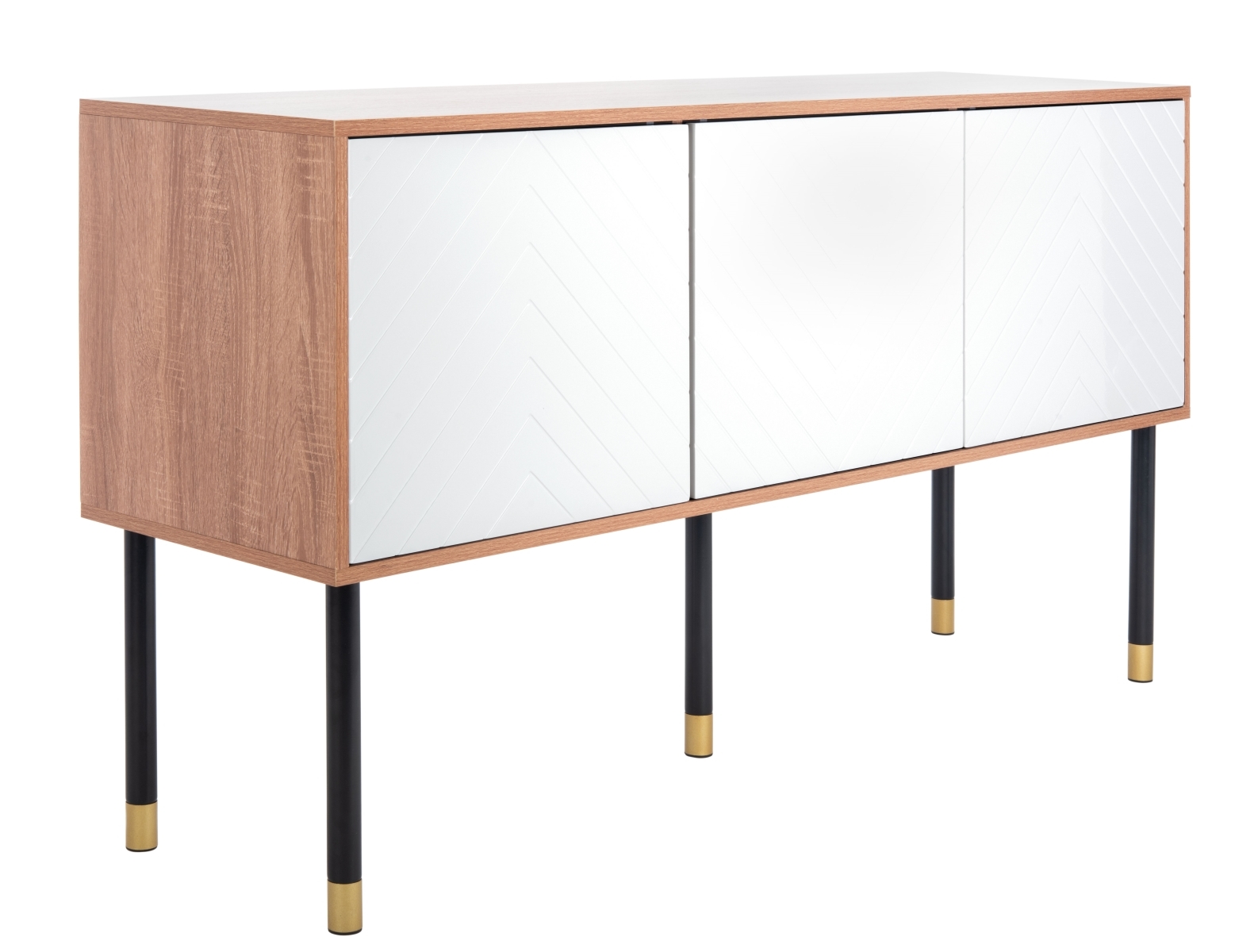 Oakley Media Stand - Natural / White - Safavieh - Image 5