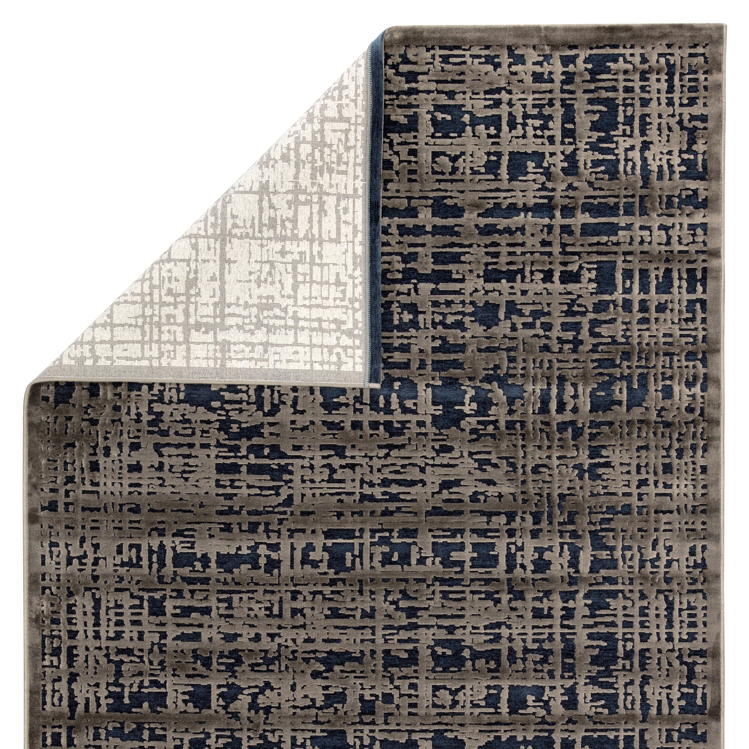 Dreamy Abstract Gray/ Blue Area Rug (9' X 12') - Image 2