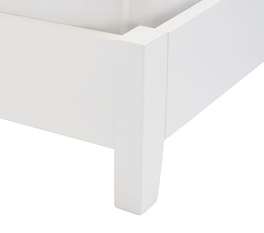 Emery Platform Bed, Full, Simply White, In-Home Delivery - Image 1