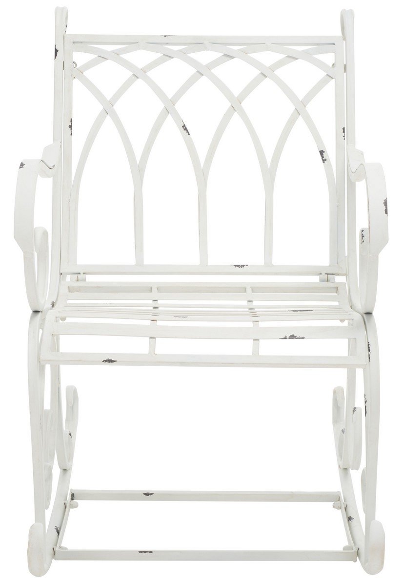 Medrano Rocking Chair - Antique White - Safavieh - Image 0
