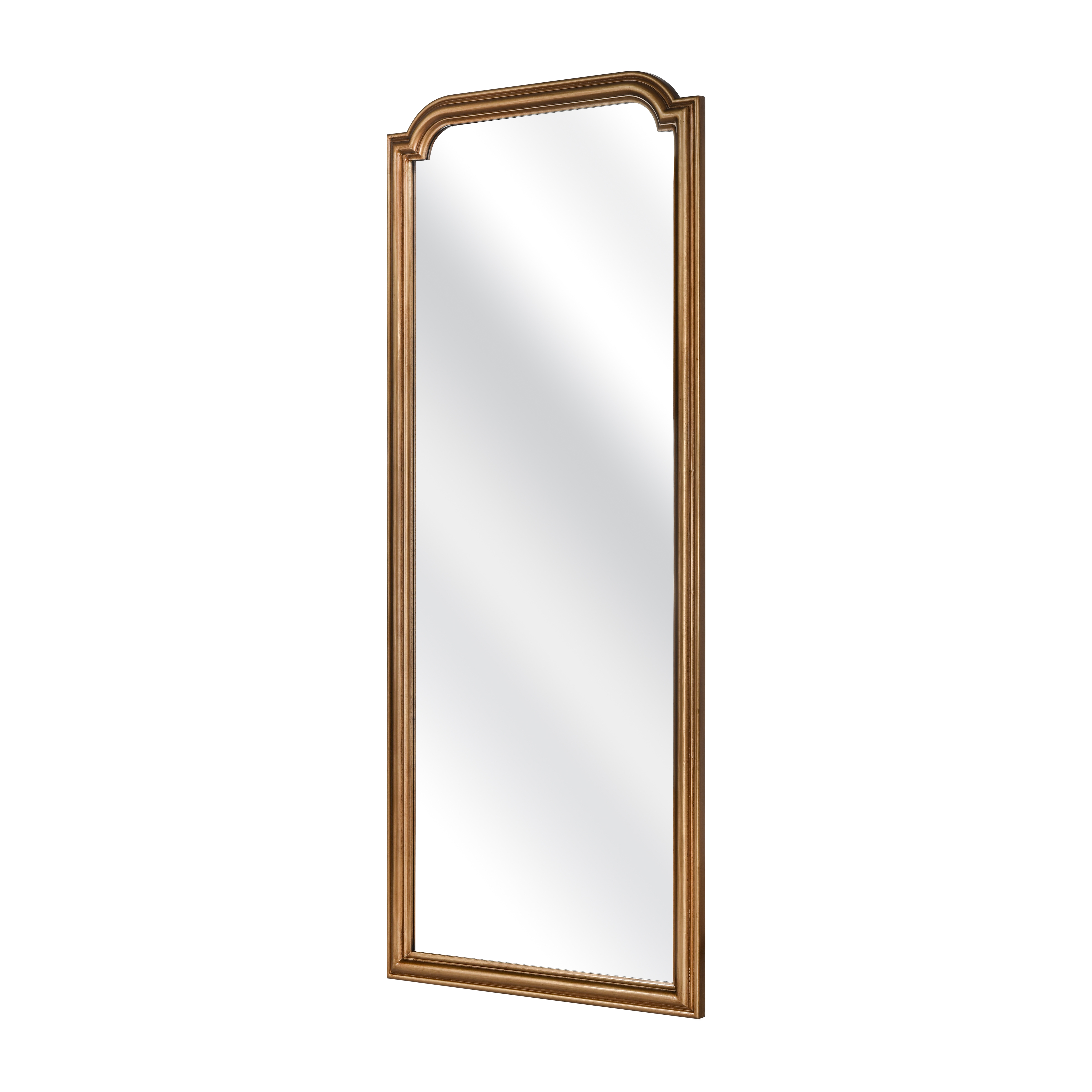 Maroney Floor Mirror - Brass - Image 1