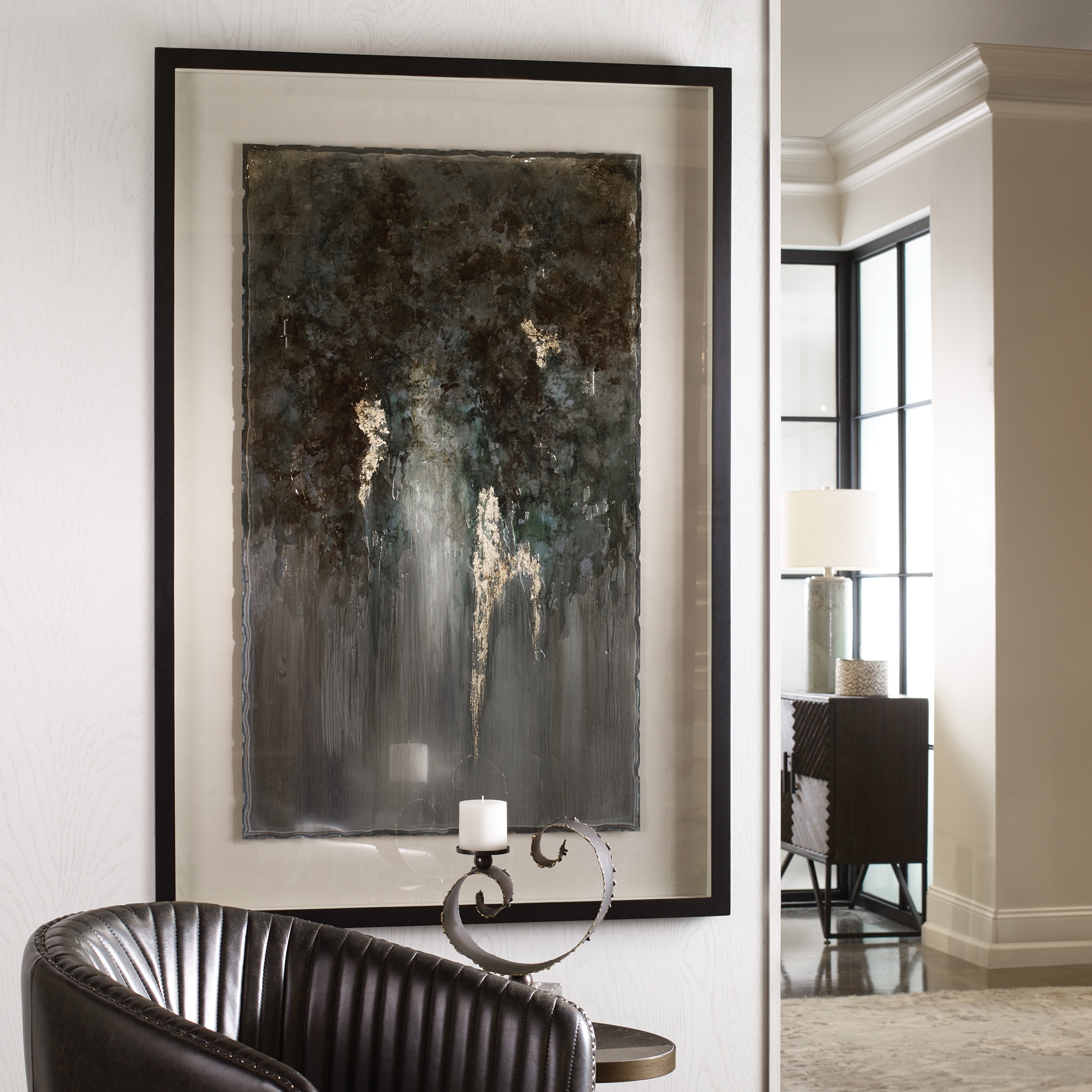 Rustic Patina Grande Abstract Art - Image 2