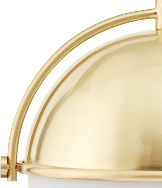 Globe Small Brass Pendant Light - Image 7