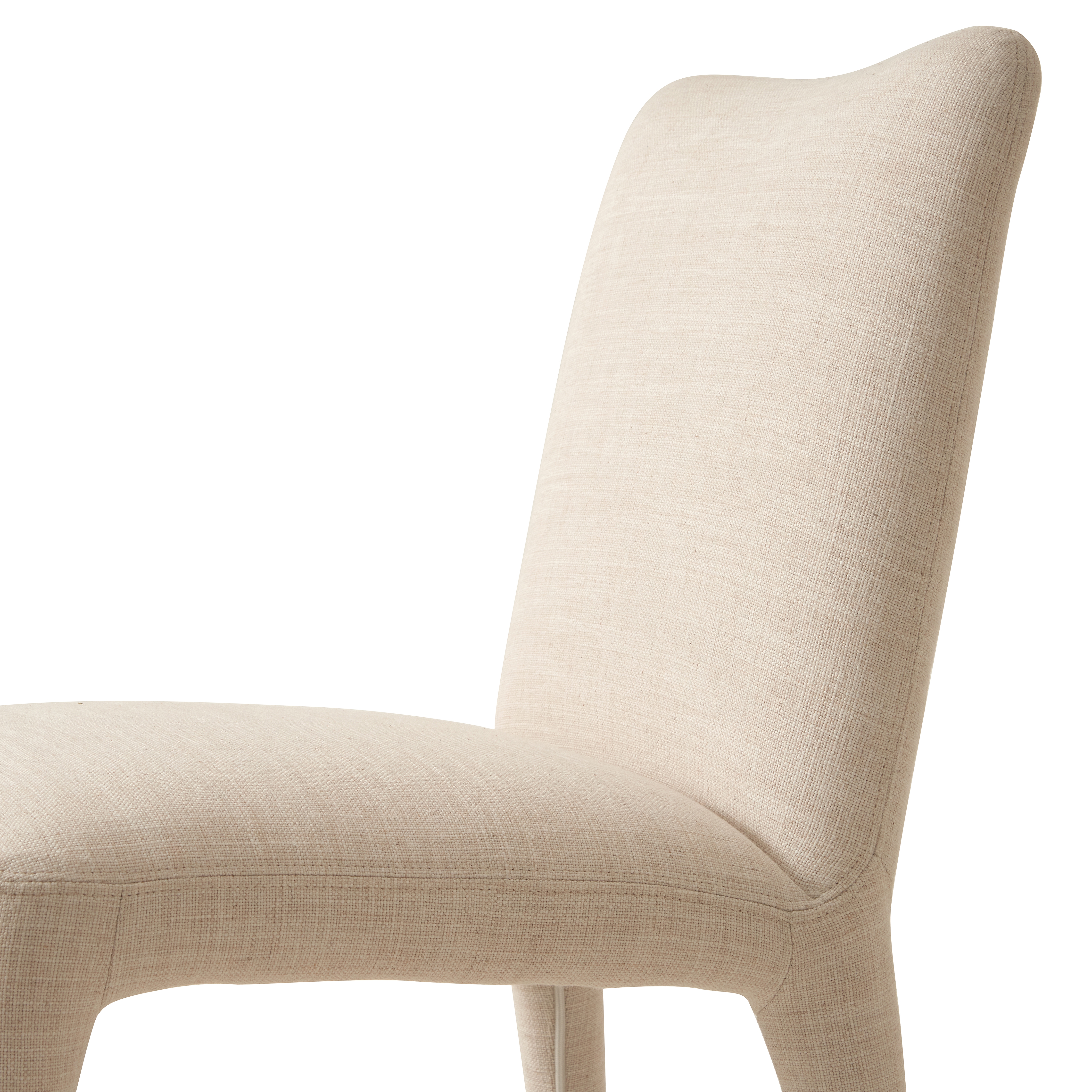 Monza Stool - Mixt Linen Natural - Image 1