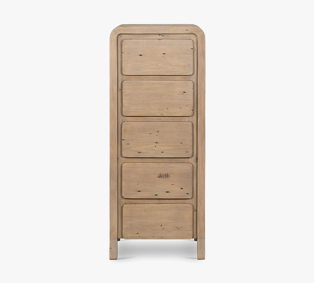 Bedford Reclaimed Wood 5-Drawer Dresser, Teak - Image 0