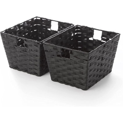 Woven Basket Storage Box 2 Piece Basket - Image 0