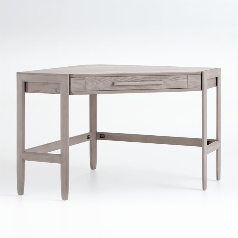 Tate Stone Corner Desk with Outlet - Image 2