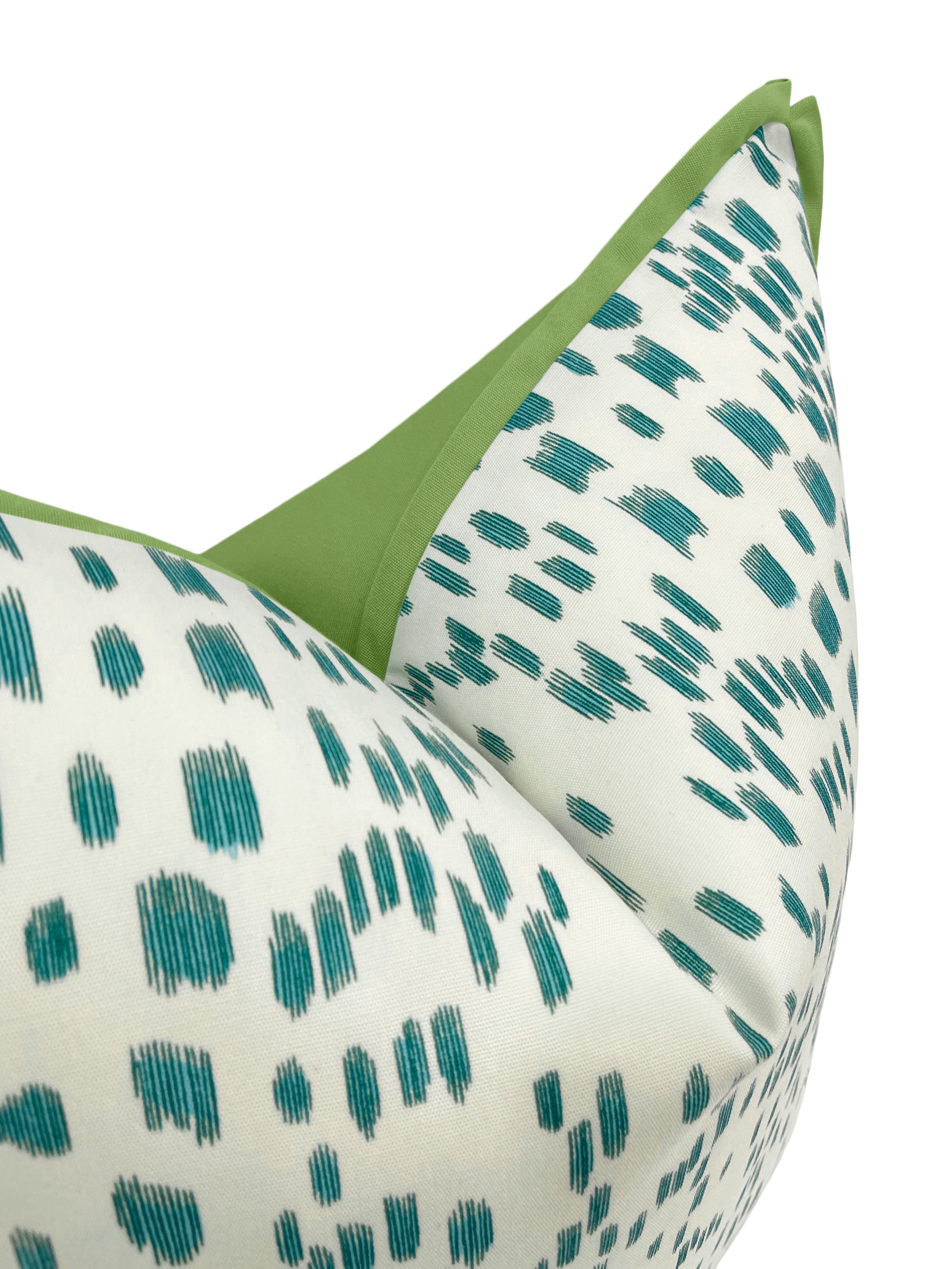 OUTDOOR : LES TOUCHES // TEAL - SAMPLE 4" X 4" / Butterfly Flange / LEAF - Image 0