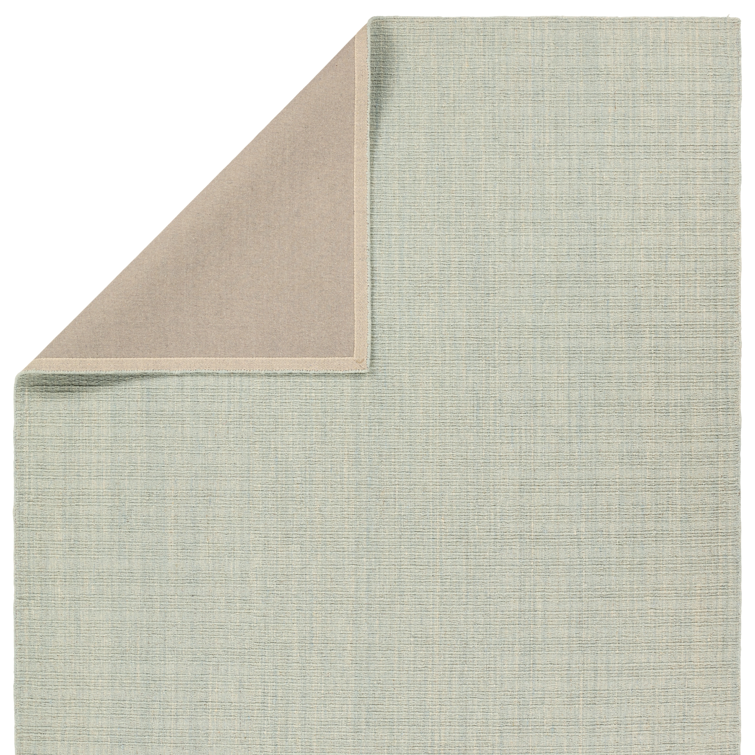 Vidalia AMI07 Handmade Solid Blue Area Rug (7'9"x9'9") - Image 2