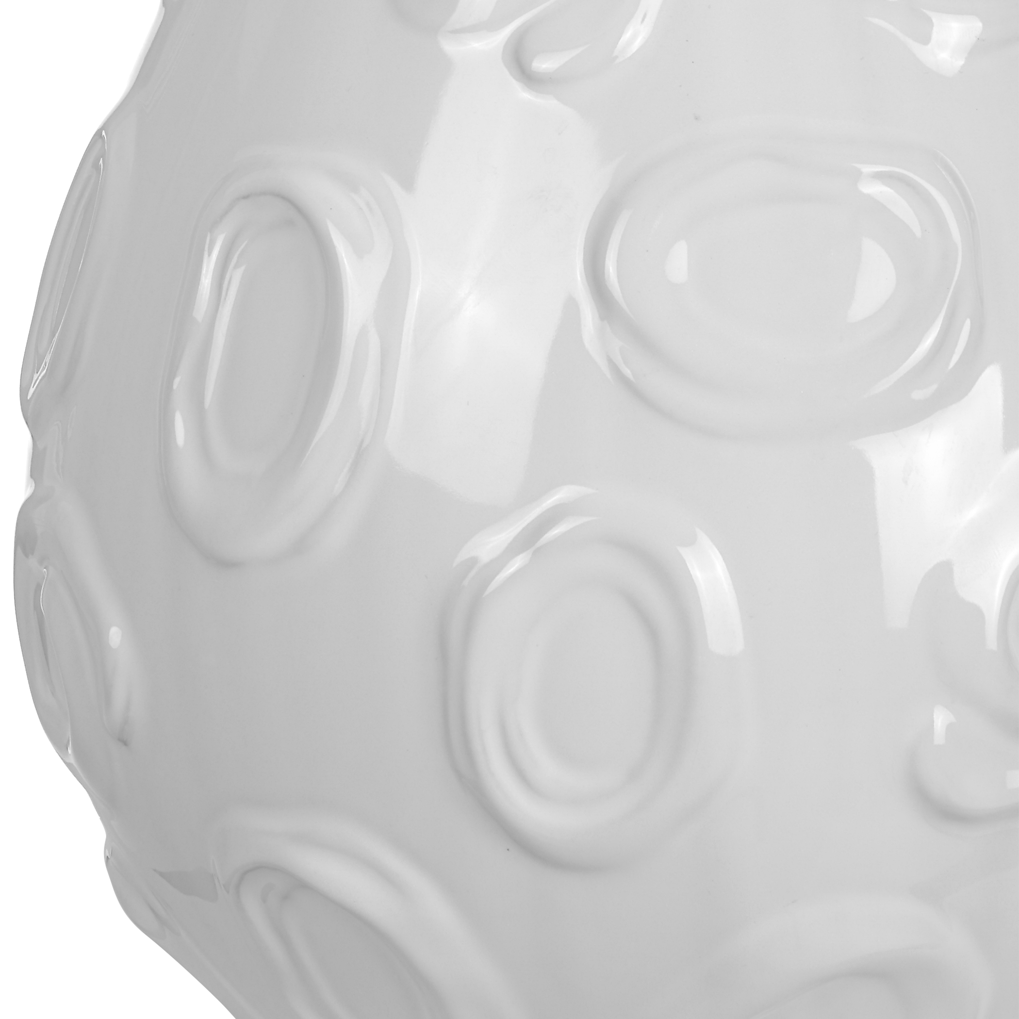 Loop White Glaze Table Lamp - Image 5