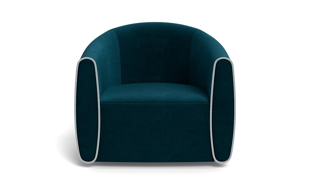 Lawson Swivel Chair with Contrast Piping - Image 0