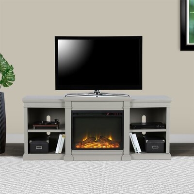 Stowe TV Stand for TVs up to 70" with Electric Fireplace Included - Image 0
