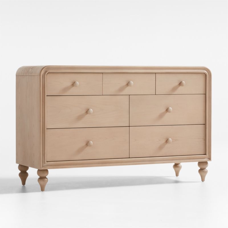 Lennox 53" Natural Wood 7-Drawer Dresser by Leanne Ford - Image 3
