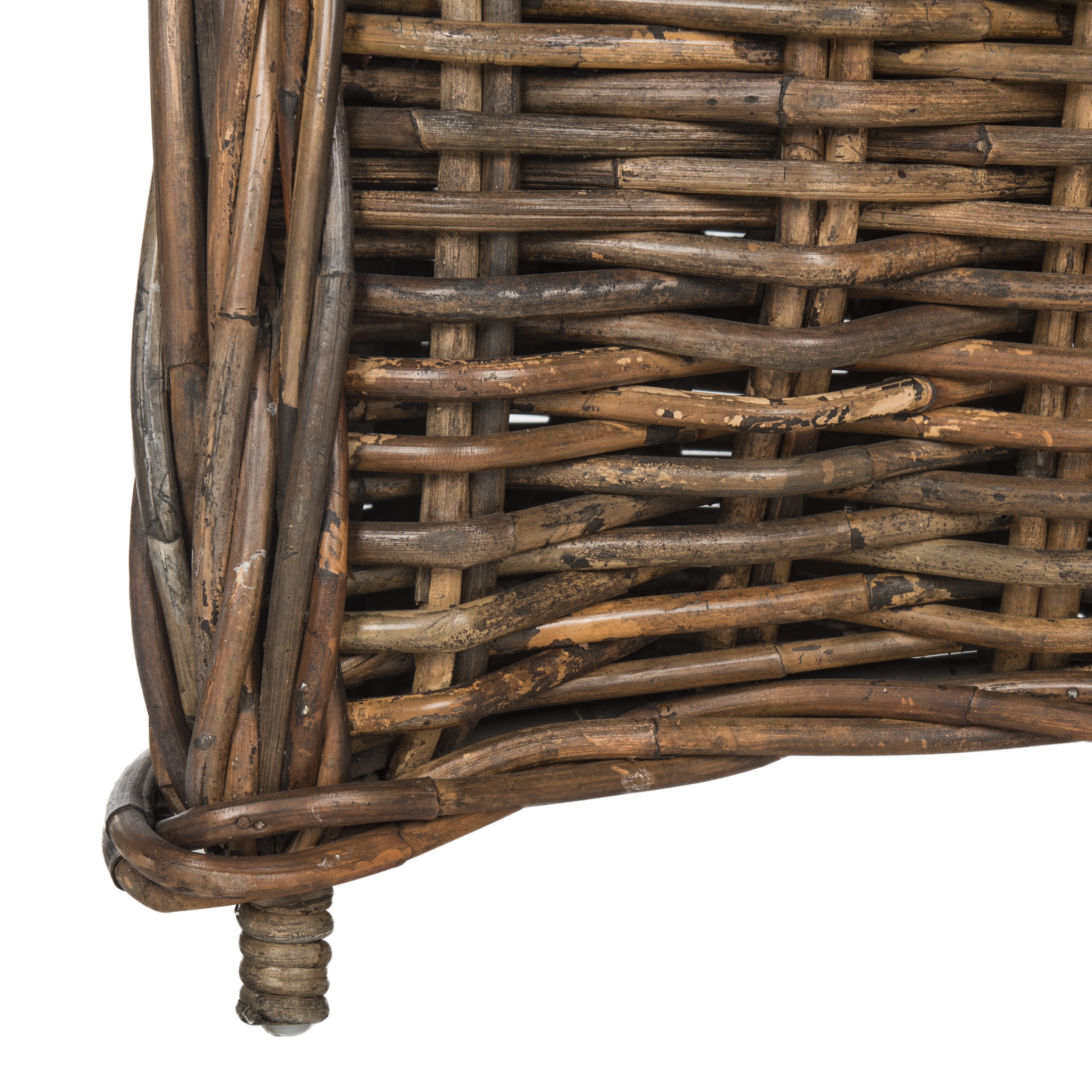 Nita Wicker Club Chair - Natural - Safavieh - Image 5