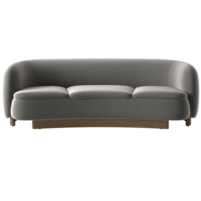 Muir Curved Sofa Luca Storm by Lawson-Fenning - Image 0