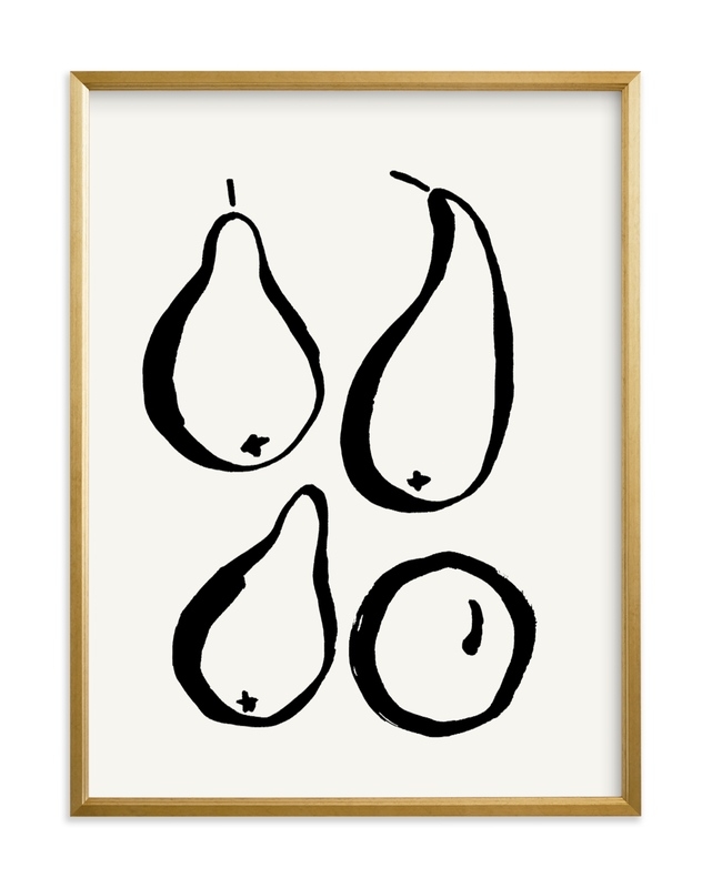 Still-life With Four Pears Art Print - Image 0