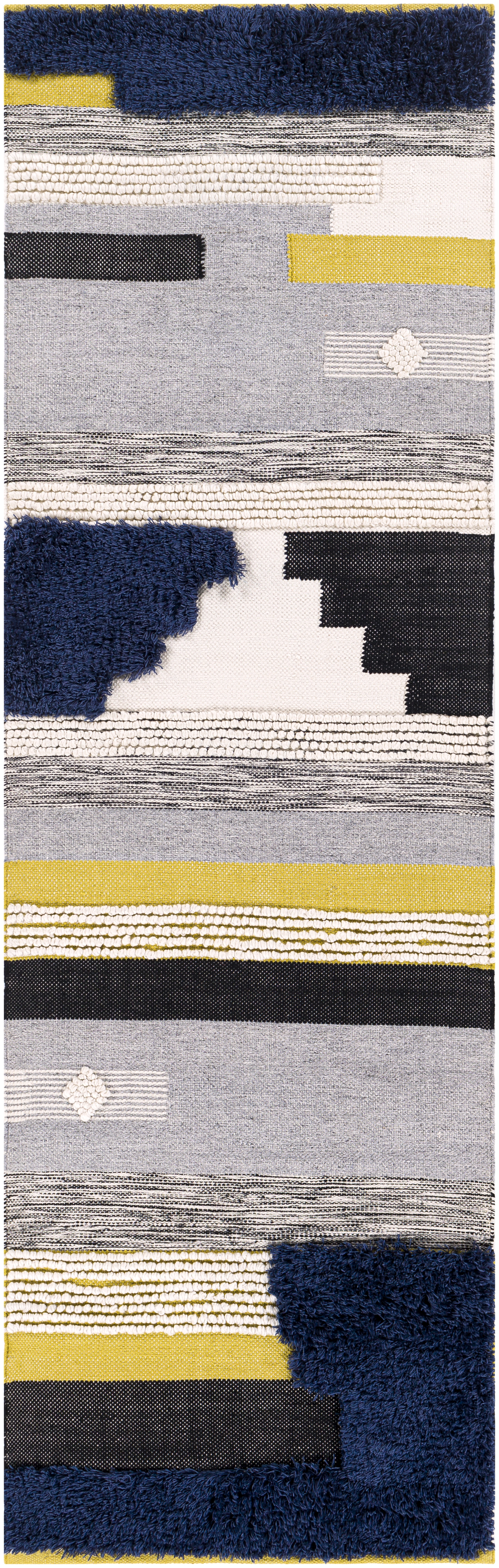 Yuva Beige Indoor 2'6" x 8' Handmade Rug - Image 0