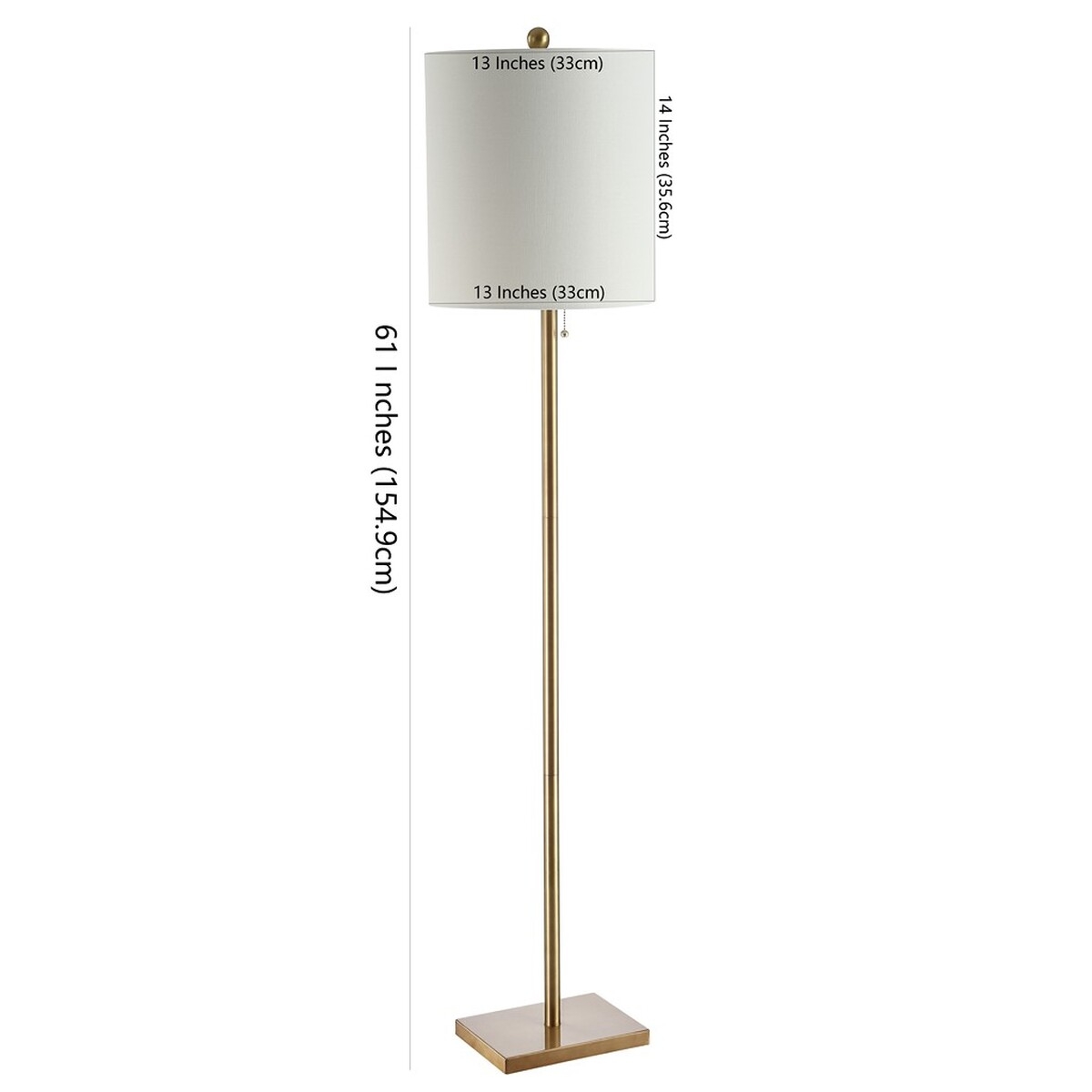 Octavius Floor Lamp - Brass - Image 3