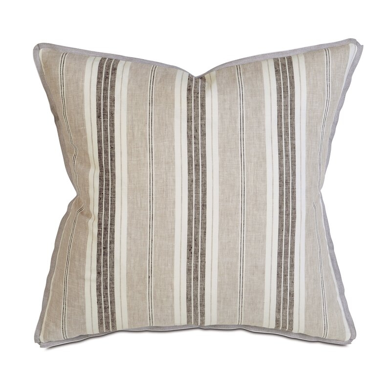 Eastern Accents Gentry Striped Throw Pillow Cover & Insert - Image 0