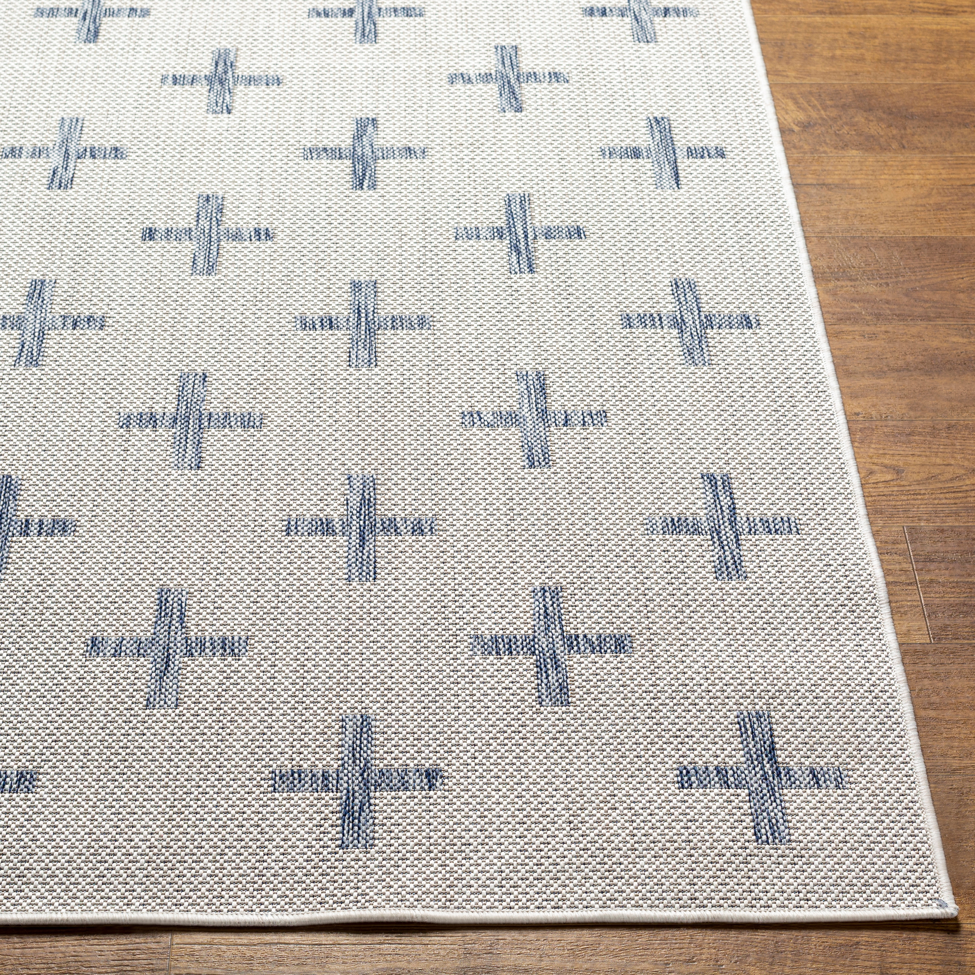 Tuareg Beige Outdoor 5'3" x 7' Machine Woven Rug - Image 2