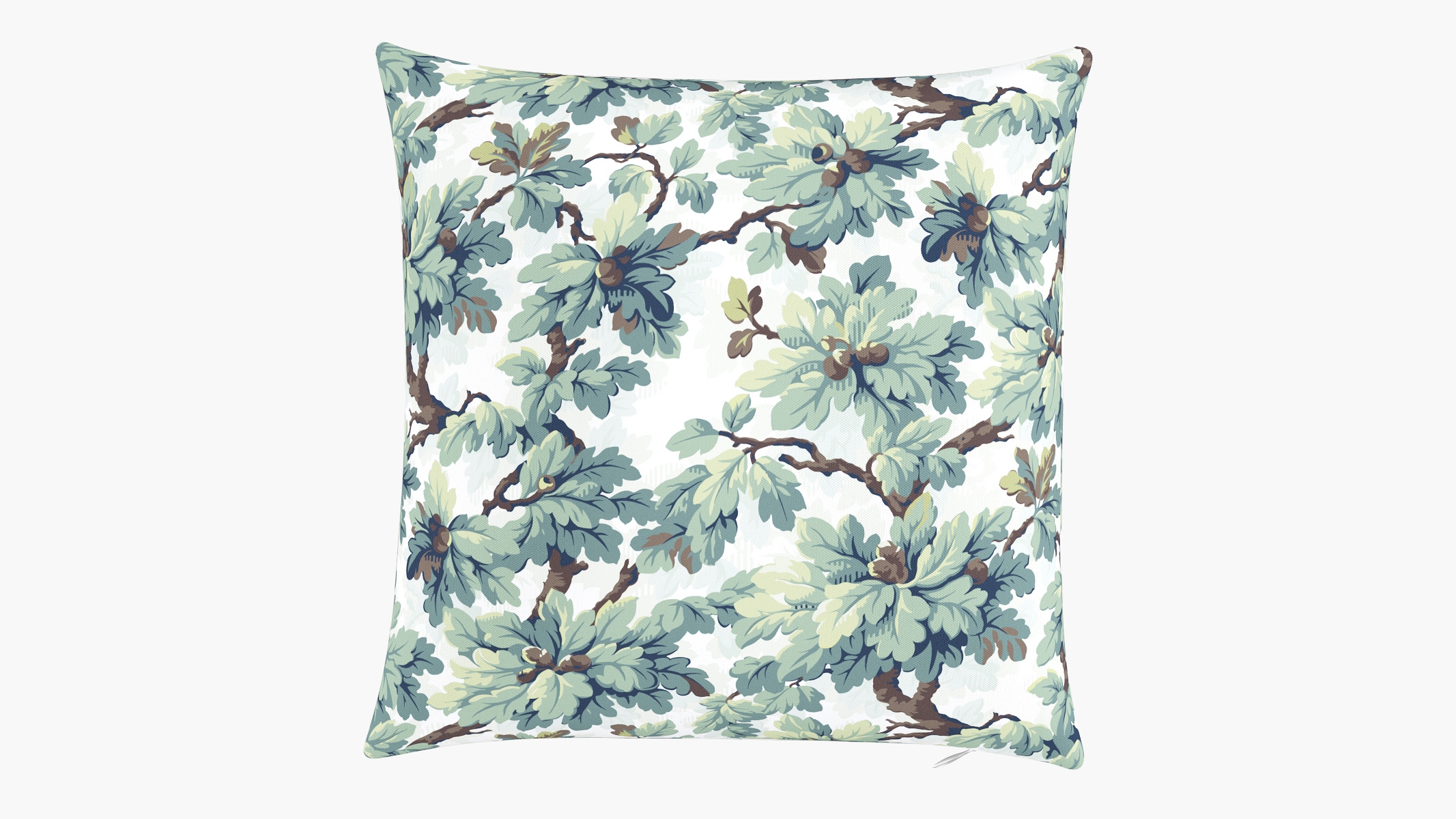 Throw Pillow 18", Sage Woodland, 18" x 18" - Image 0