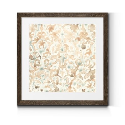 Terracotta Garden Tile II - Premium Framed Canvas - Ready to Hang - Picture Frame Print On Canvas - Image 0