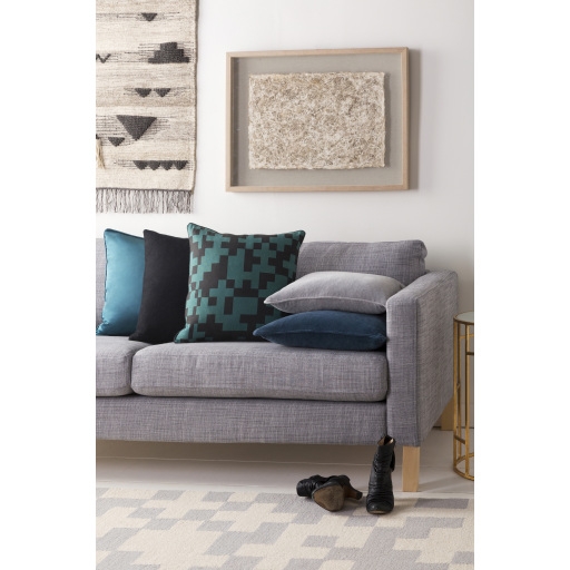 Inga INGA-7019 18"L x 18"W Pillow Cover - Image 1