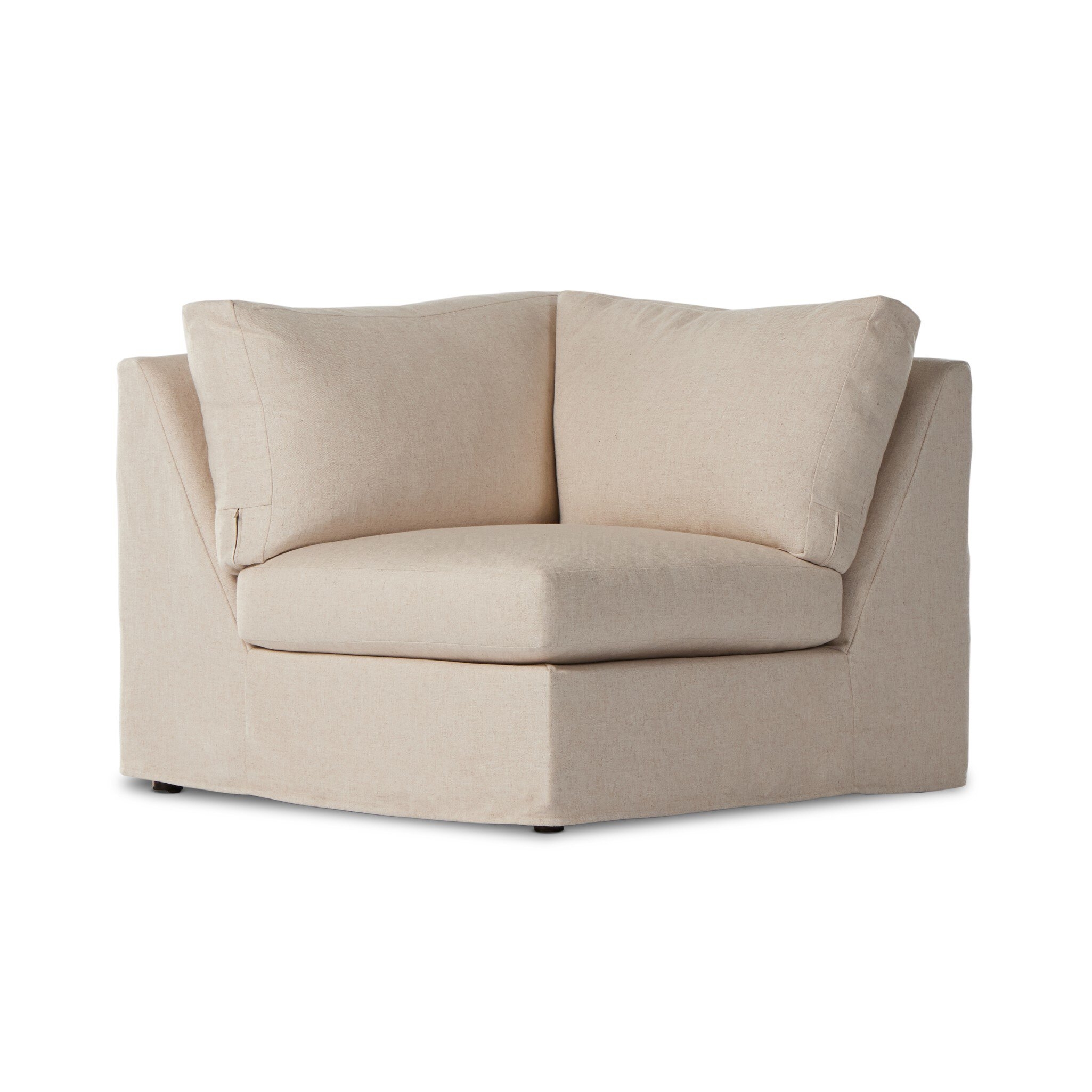 Build Your Own: Delray Slipcover Sectional - Evere Creme - Image 0