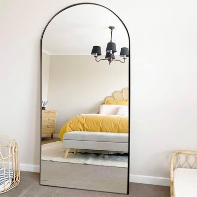 Brunelle Arch Metal Floor Mirror - Image 0