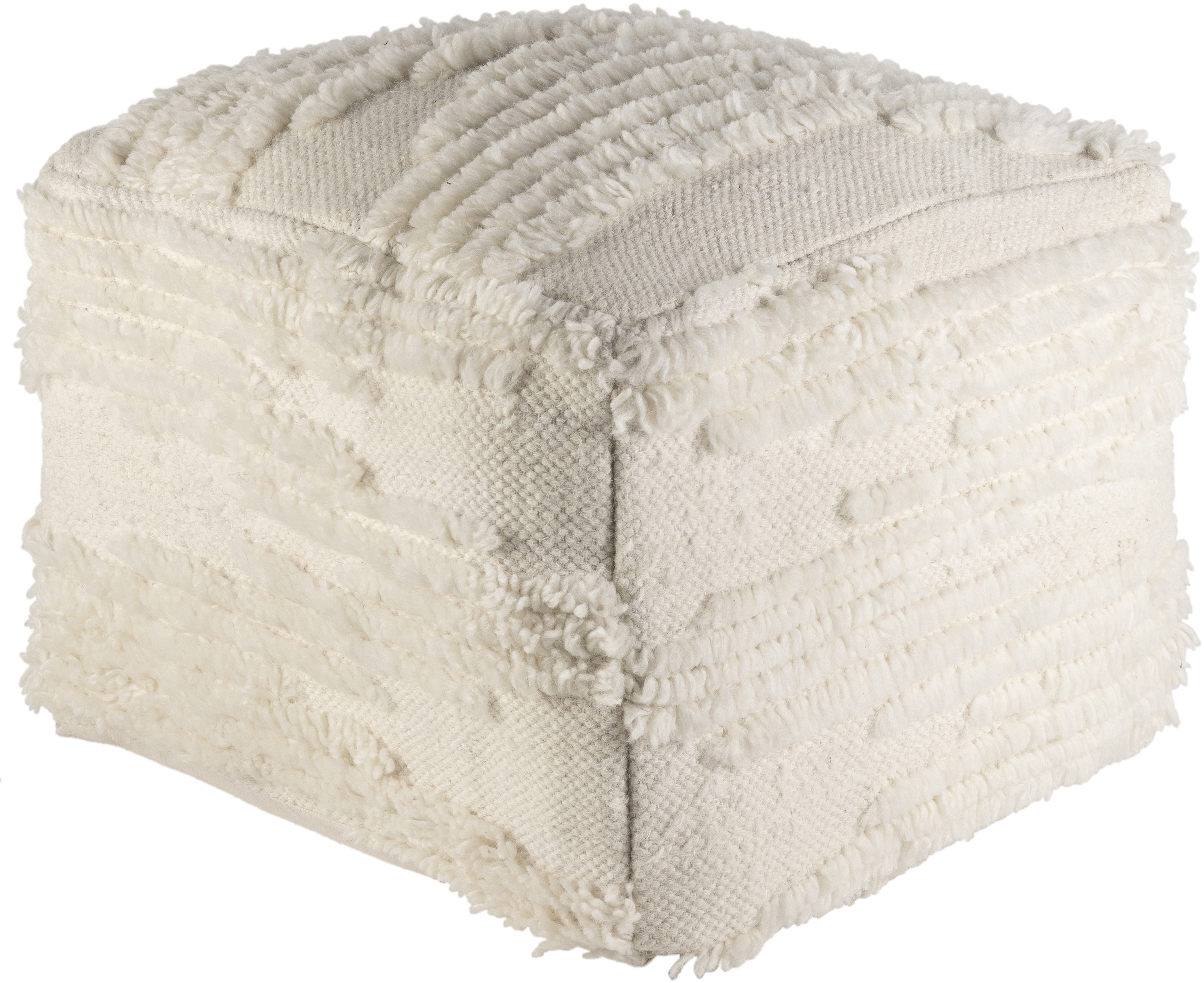 Livabliss Apache Hand Woven Pouf - Image 0