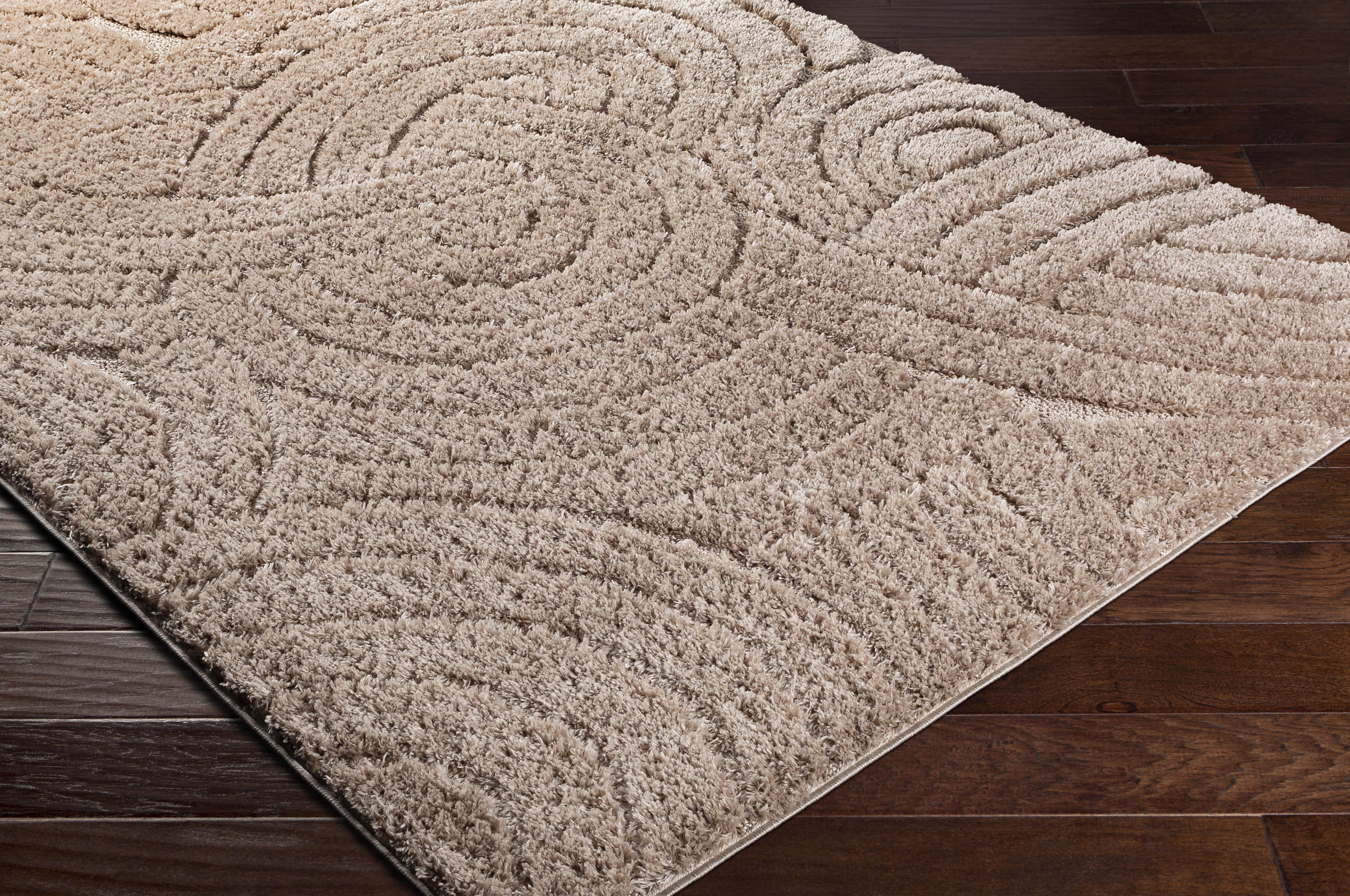 Elenor Brown Indoor 6'7" x 9' Machine Woven Rug - Image 6