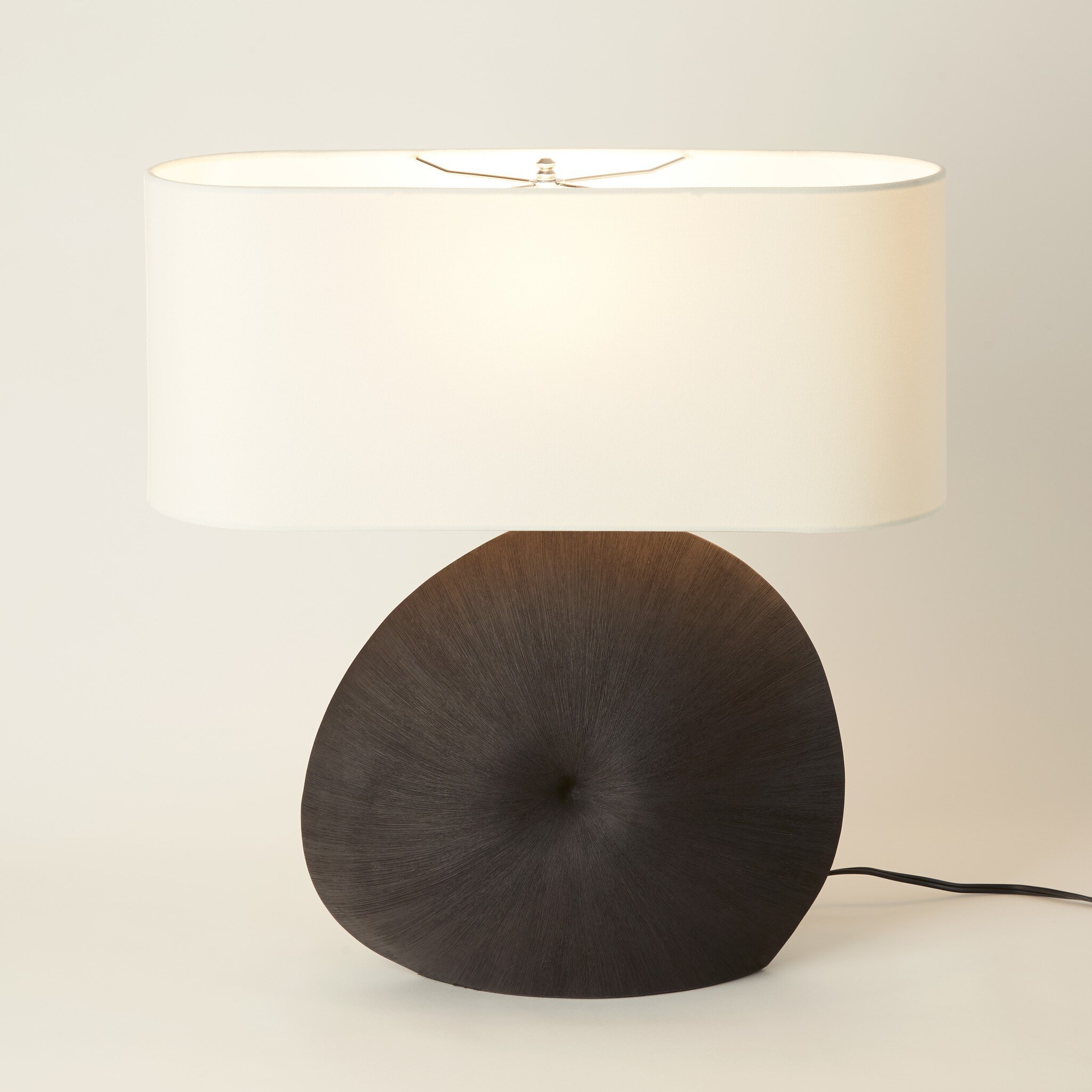 Busaba Table Lamp - Textured Matte Black Porcelain Ceramic - Image 10