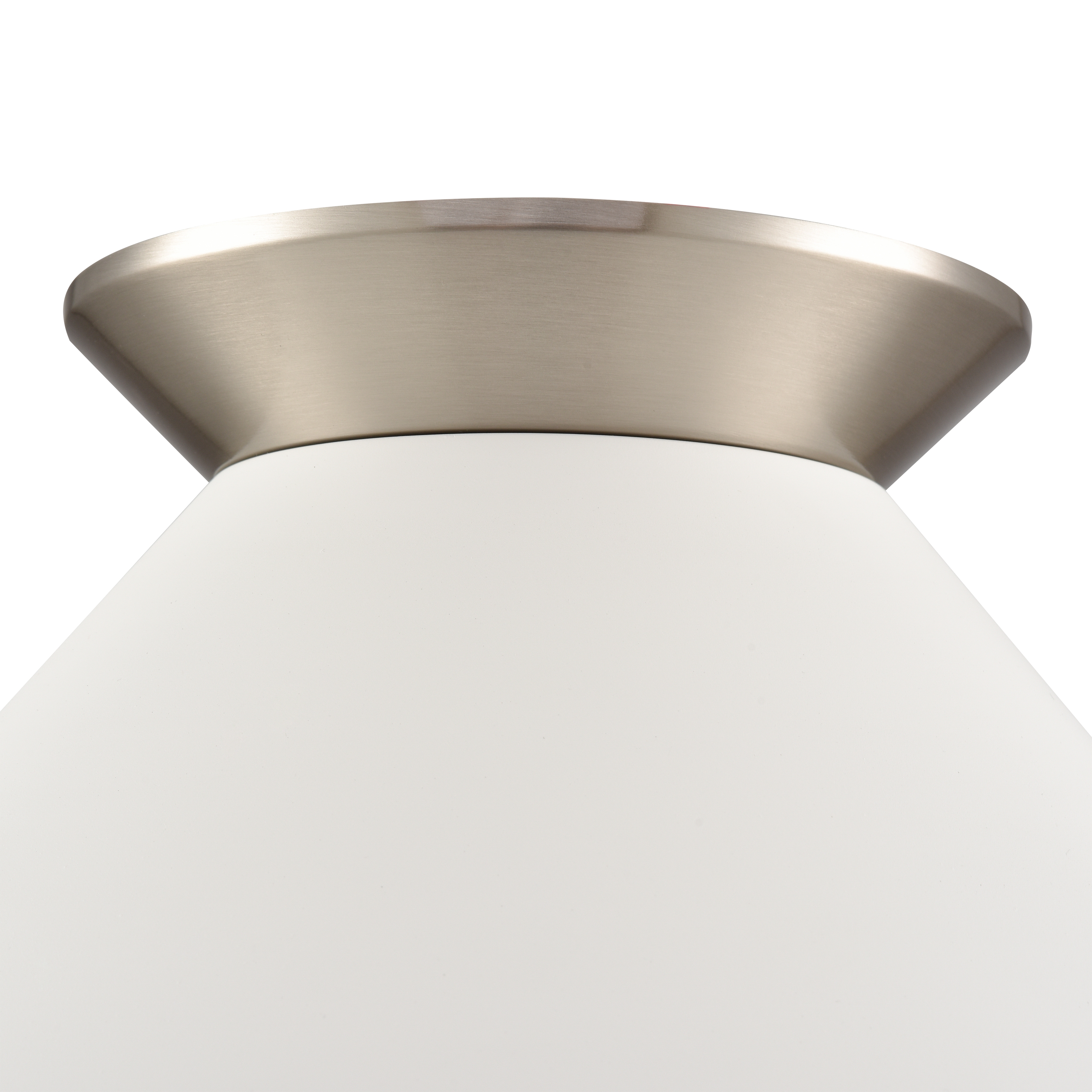 Cavendish 16'' Wide 1-Light Semi Flush Mount - Brushed Nickel - Image 4