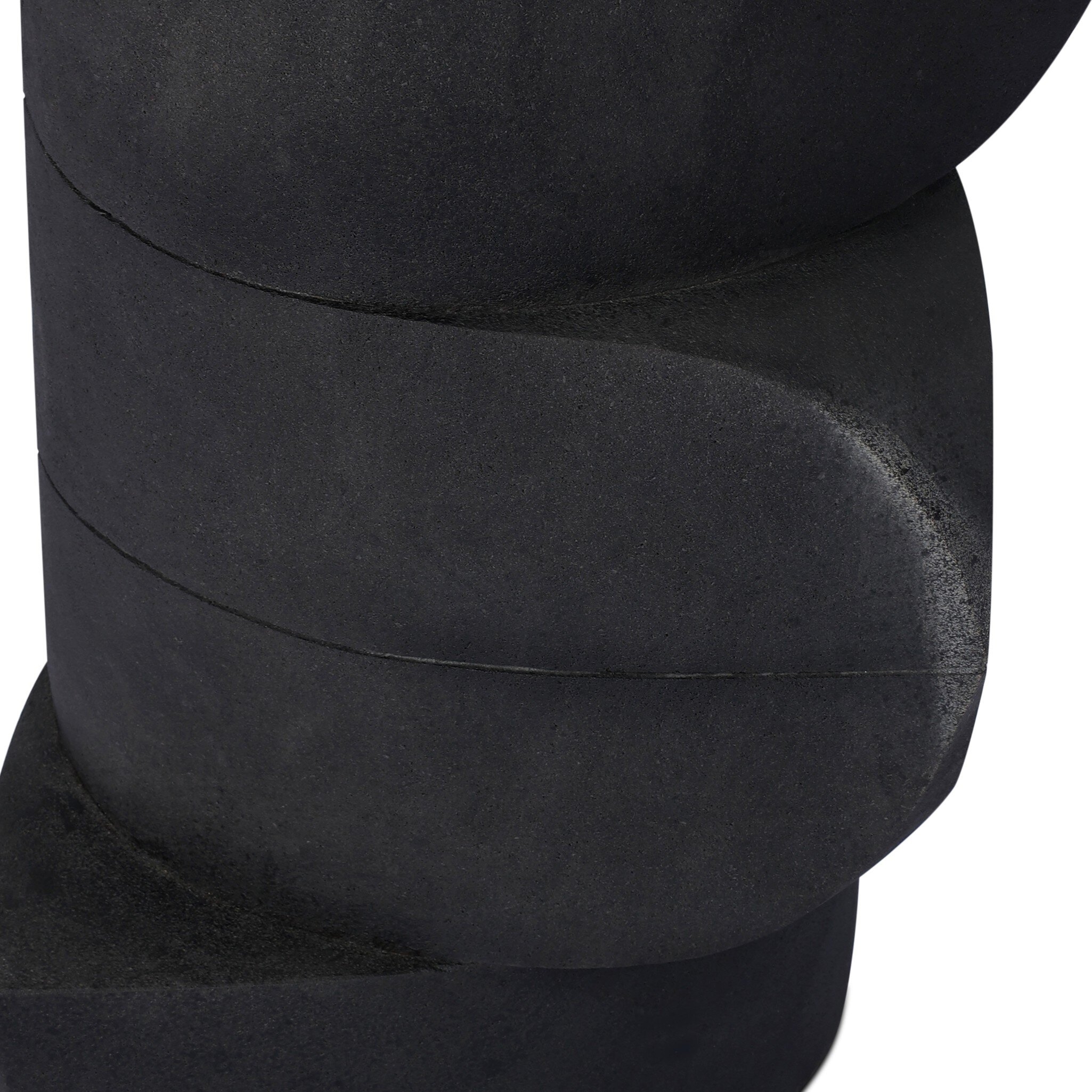 Rockie End Table - Black Lavastone - Image 7