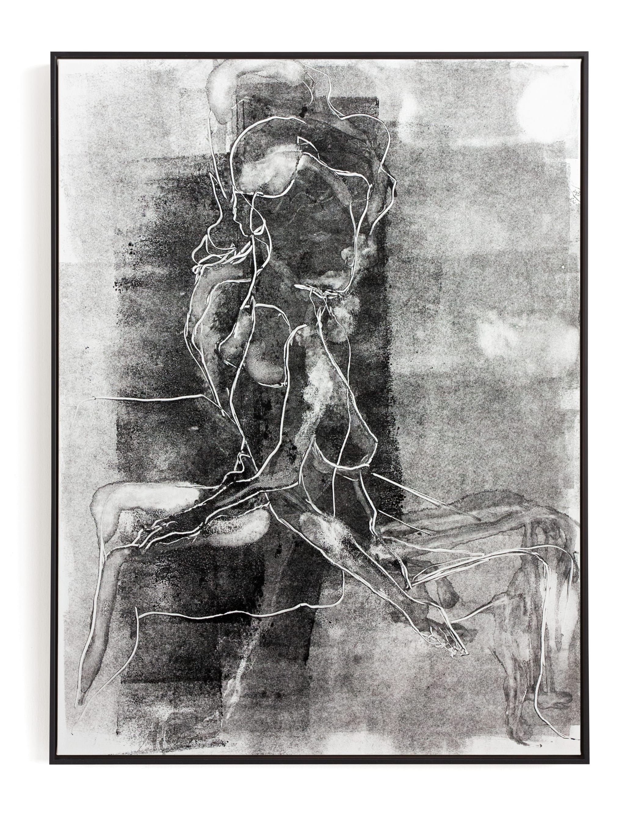 Figure On Figure Art Print - Image 0