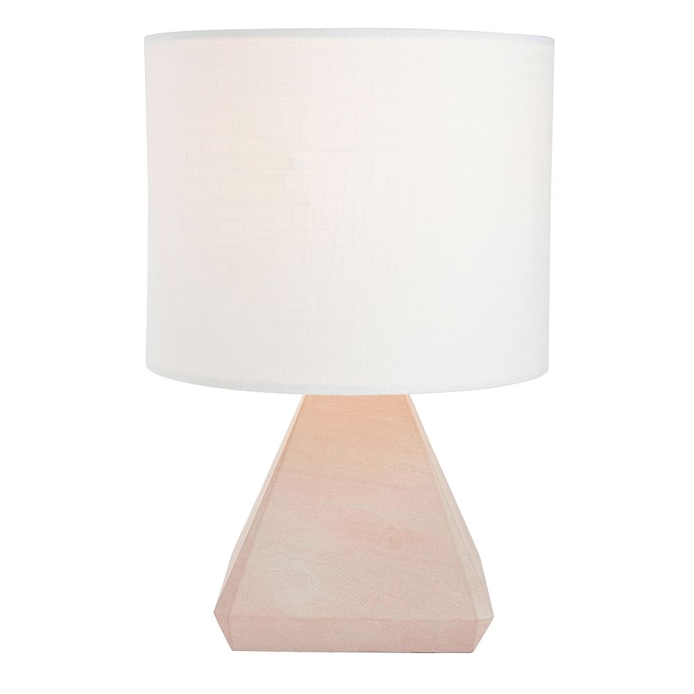 Blush Stone Table Lamp - Image 0